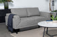 Rilynn Upholstered Track Arm Loveseat Grey