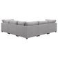 Cambria 6-piece Upholstered Modular Sectional Sofa Grey