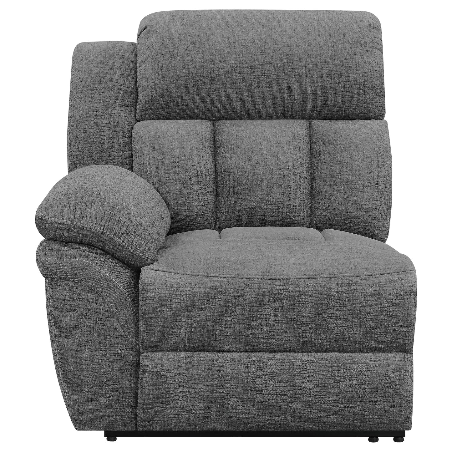 Bahrain Upholstered Motion Loveseat Charcoal