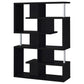 Hoover 63-inch 5-shelf Bookshelf Black