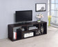 Velma Multipurpose TV Stand and Bookshelf Cappuccino