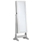 Zayas Cheval Mirror with Jewelry Storage White