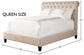 CAMERON - DOWNY QUEEN BED 5/0