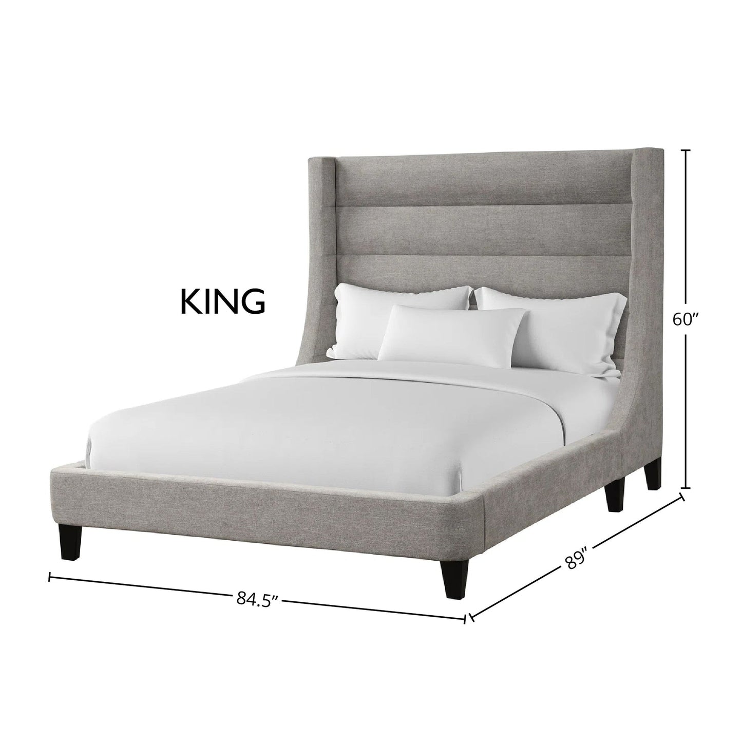 JACOB - LUXE LIGHT GREY KING BED 6/6