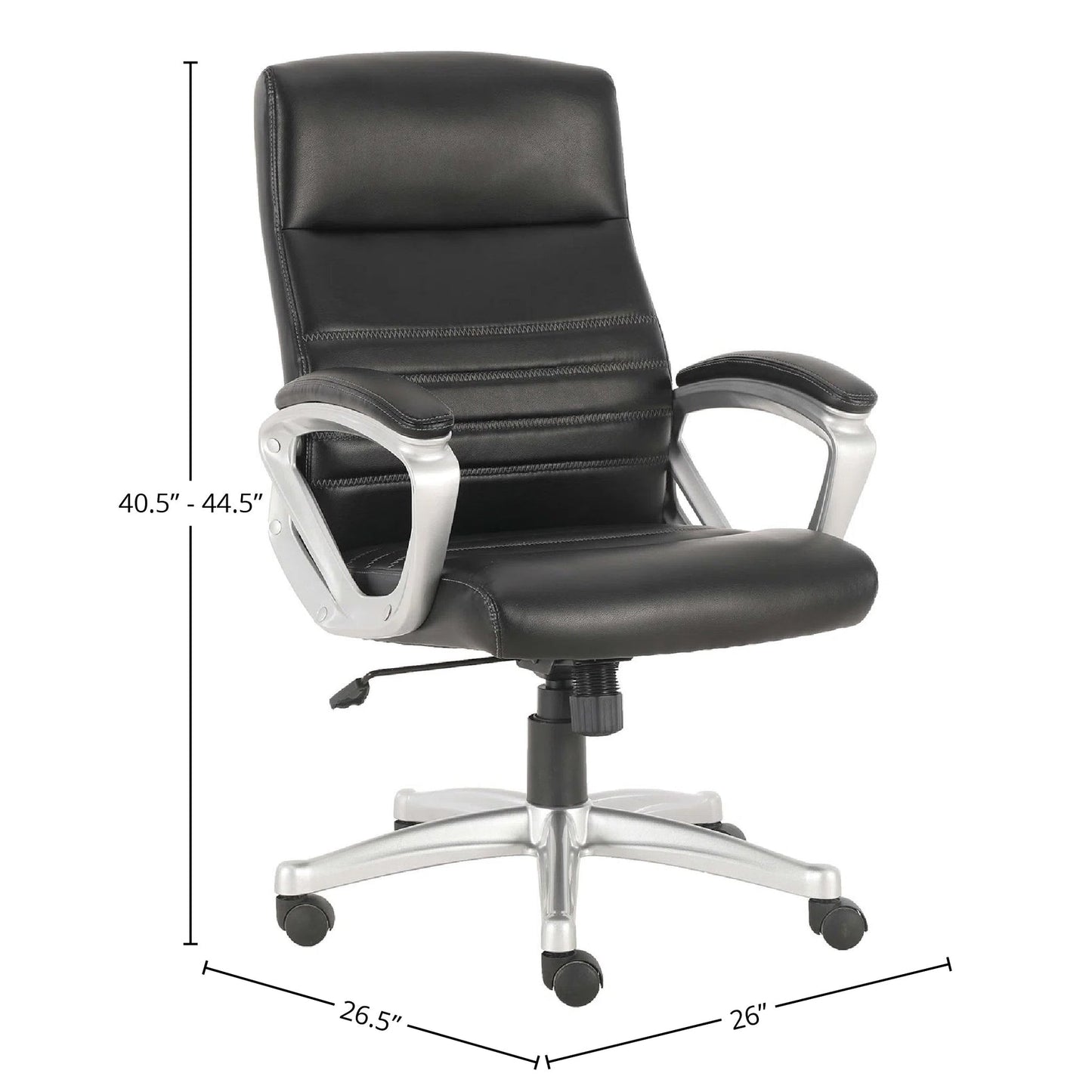 DC#318-BLK - DESK CHAIR FABRIC DESK CHAIR