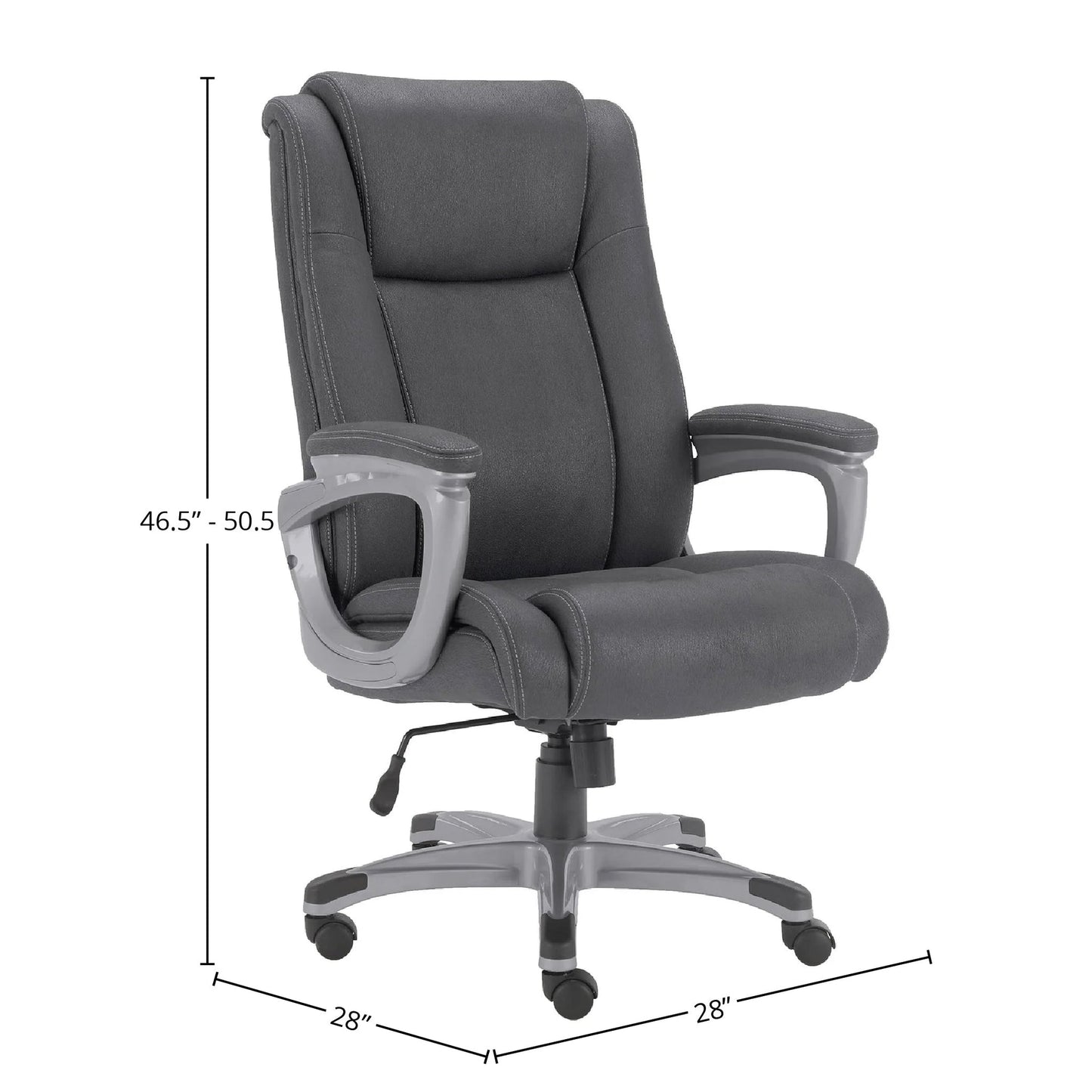 DC#314HD-CHA - DESK CHAIR FABRIC HEAVY DUTY DESK CHAIR - 400 LB.