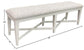 AMERICANA MODERN DINING BENCH UPHOLSTERED 58 IN.