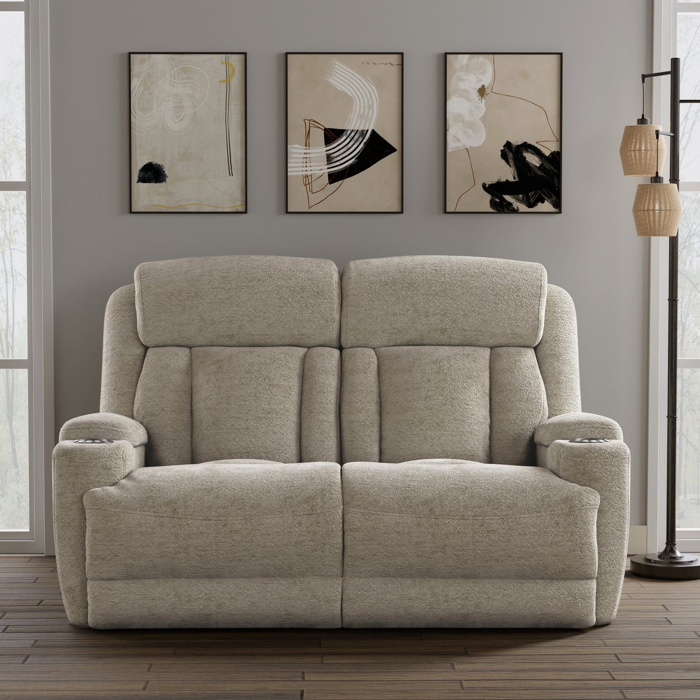 DALTON - LUCKY FAWN POWER LOVESEAT