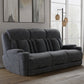 DALTON - LUCKY CHARCOAL POWER SOFA