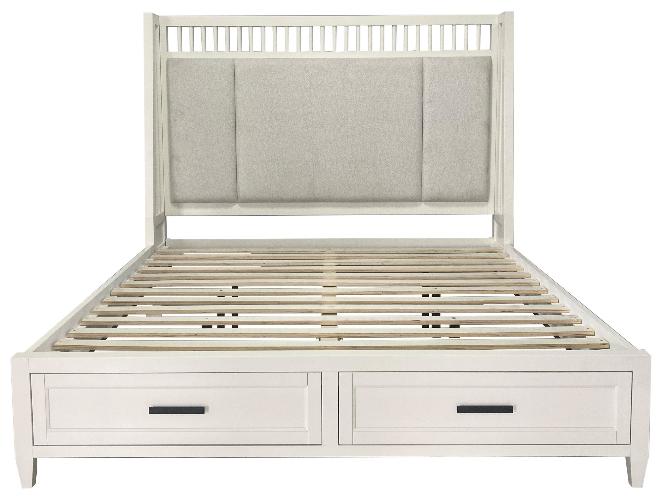 AMERICANA MODERN BEDROOM KING 6/6 SHELTER BED (1266HB/1266FB/125066R)