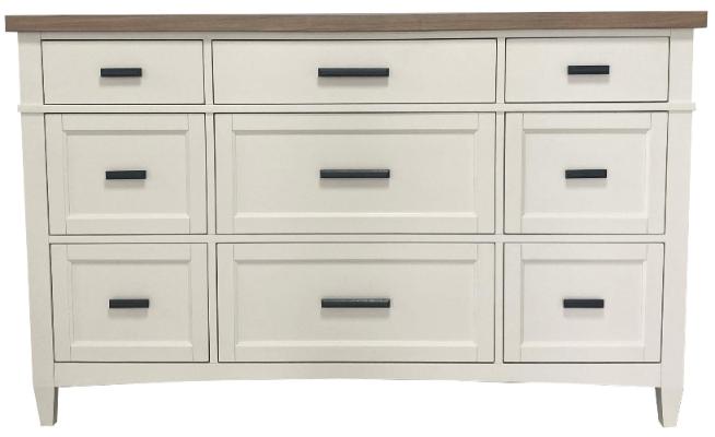 AMERICANA MODERN BEDROOM 9 DRAWER DRESSER