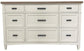 AMERICANA MODERN BEDROOM 9 DRAWER DRESSER