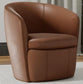 BAROLO - VINTAGE WHISKEY SWIVEL CLUB CHAIR