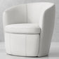 BAROLO - SNOW SWIVEL CLUB CHAIR