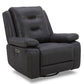 CALDWELL - TAHOE CHARCOAL POWER SWIVEL GLIDER RECLINER