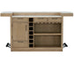 ESCAPE DINING 78" BAR WITH STONE TOP