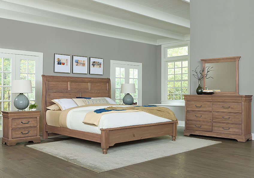 SLEIGH BED