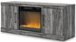 Baystorm 64" TV Stand with Electric Fireplace