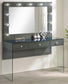 Afshan 3-drawer Vanity Set with Lighting Grey High Gloss