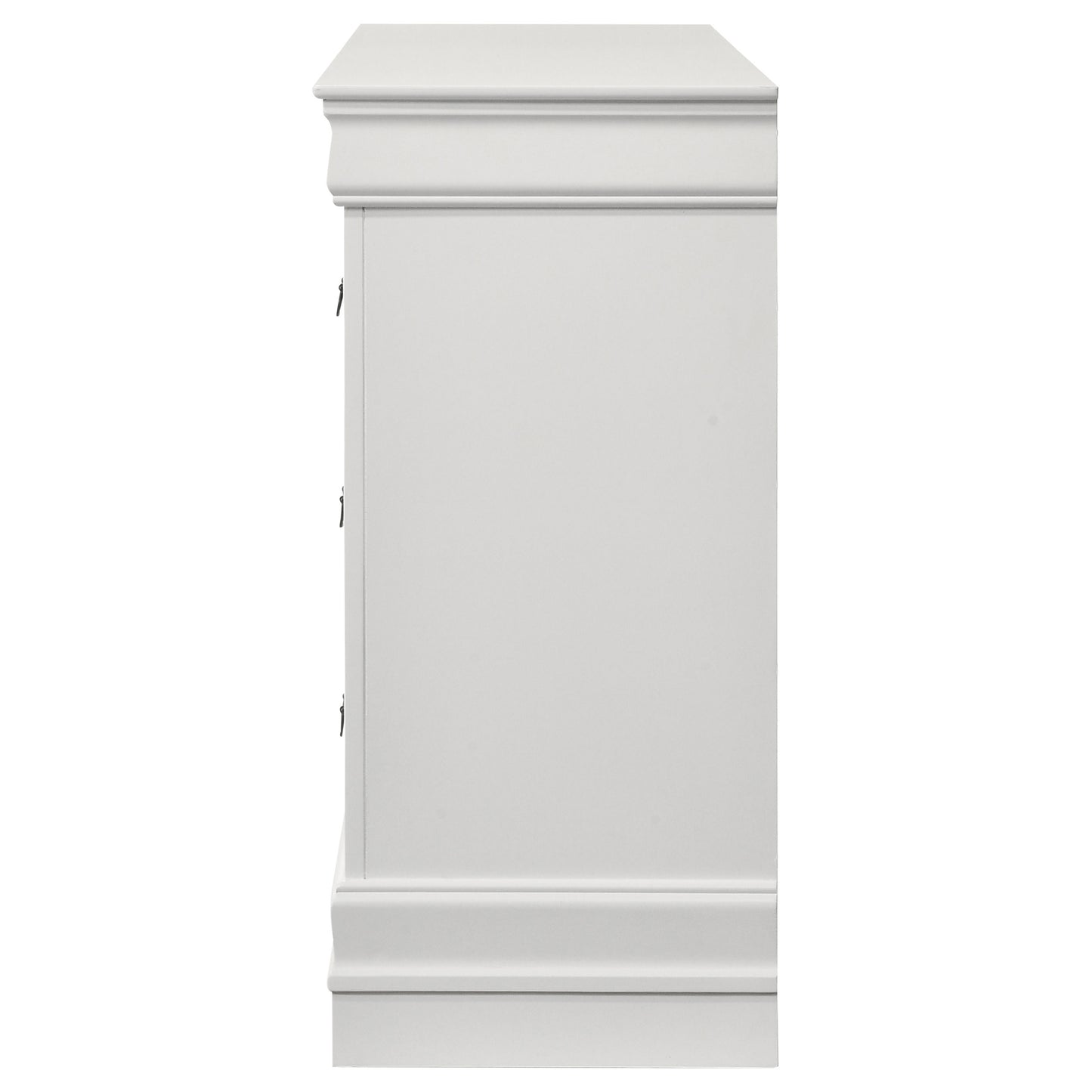 Louis Philippe 6-drawer Dresser White