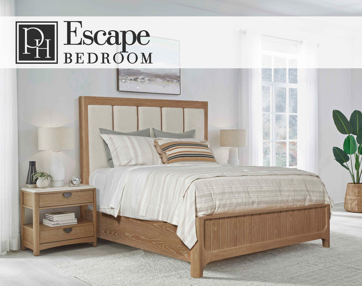 ESCAPE QUEEN PANEL BED