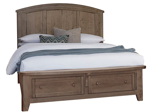 ARCH BED WITH STORAGE FOOTBOARD