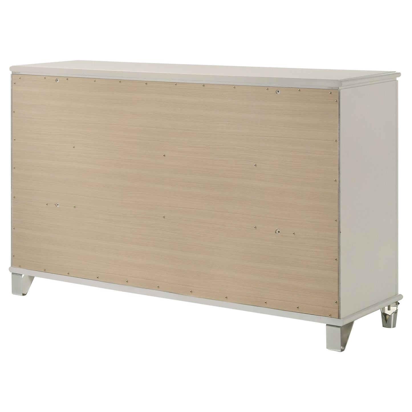 Olivia 6-drawer Dresser Cabinet Pearl White