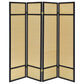 Pearce 4-panel Bamboo Room Divider Folding Screen Natural