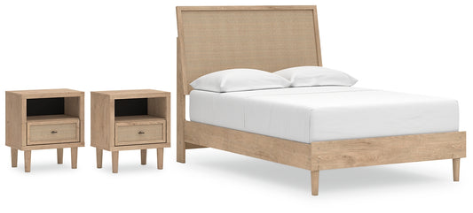 Ashley Express - Cielden Full Panel Bed with 2 Nightstands