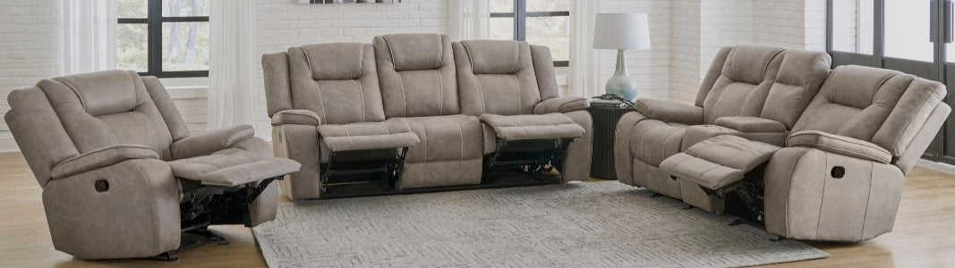 BLAKE - DESERT TAUPE MANUAL GLIDER RECLINER