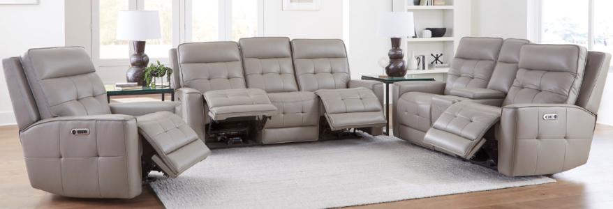 CANTERBURY - PEWTER POWER ZERO GRAVITY RECLINER