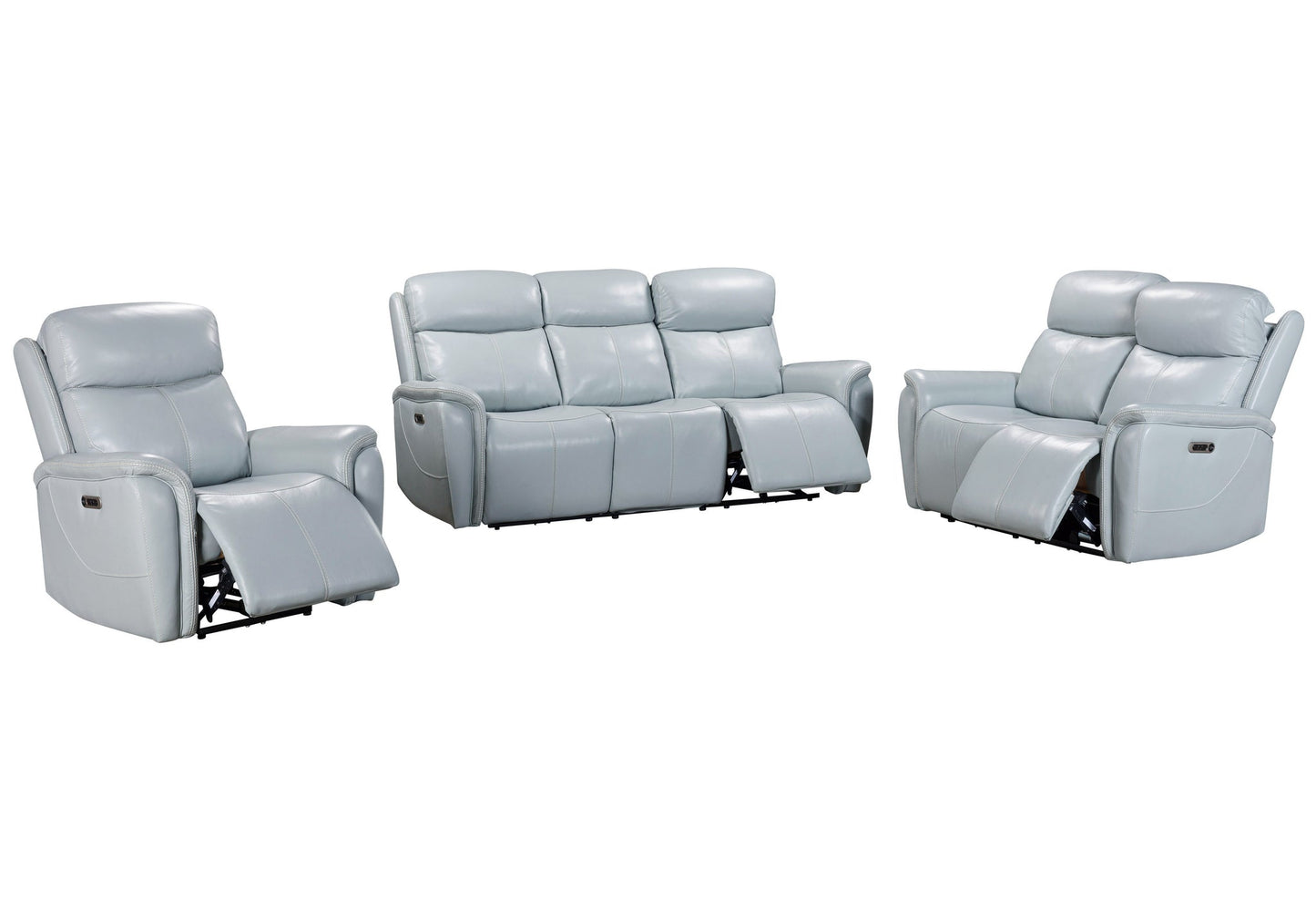 CASCADE - SEA MIST GREY POWER SOFA