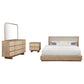 Kailani 4-piece Queen Bedroom Set Beige Oak