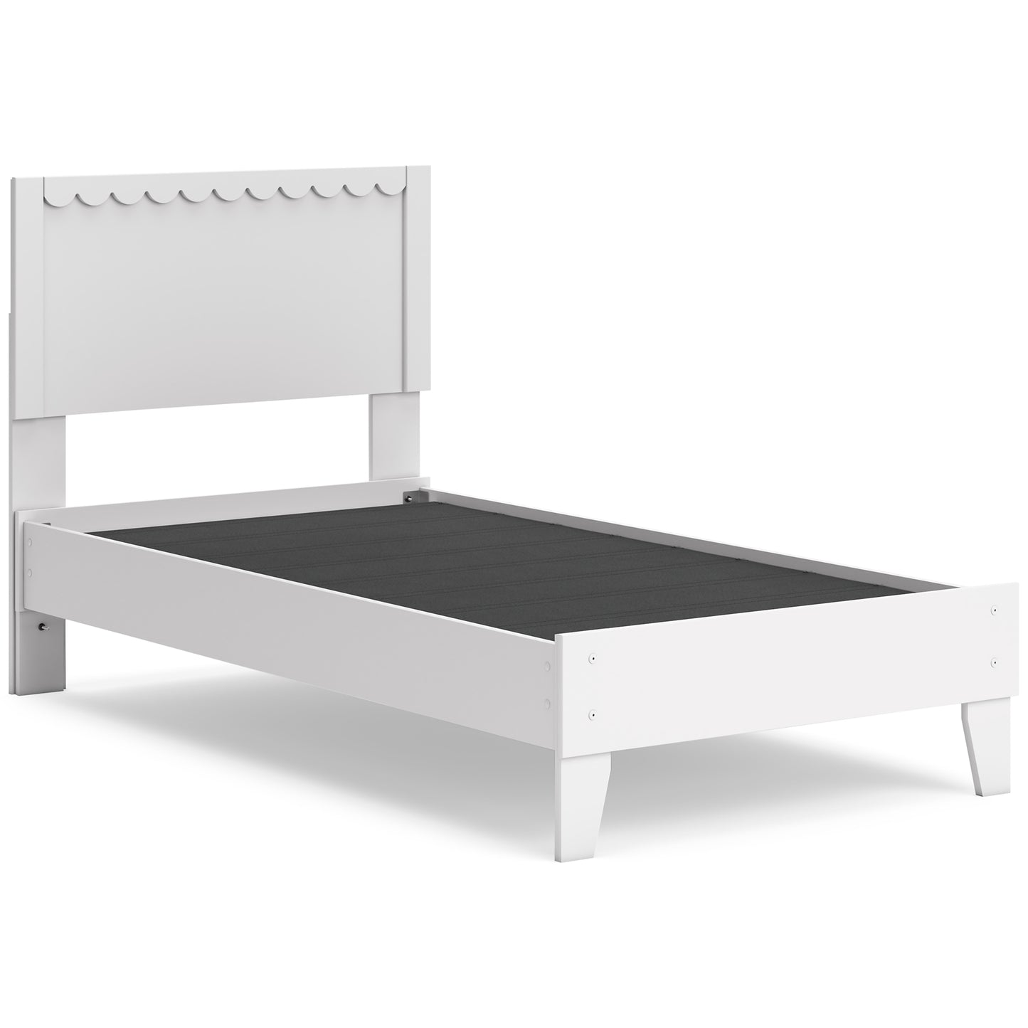 Ashley Express - Hallityn Twin Panel Platform Bed with Dresser, Chest and Nightstand