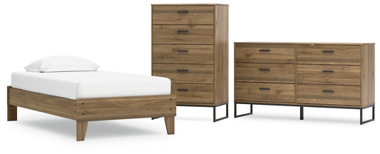 Ashley Express - Deanlow Twin Platform Bed with Dresser and Chest