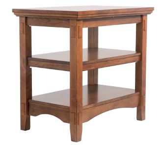 Cross Island Side Chair End Table (Closeout Style)